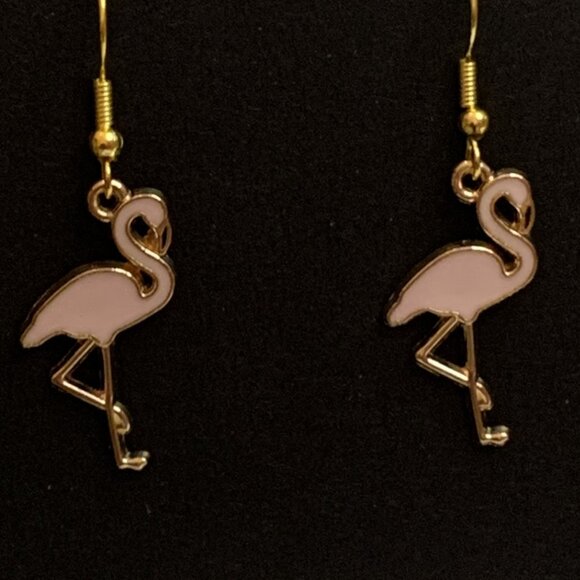 Flamingo Earring, Flamingo Jewelry, Florida Earrings, Gift Idea, Silly Animal - Picture 3 of 8